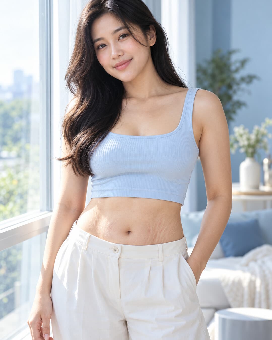 ภาพอธิบายสาระสำคัญของ ท้องแตกลายหลังคลอด ดูแลอย่างไร และควรเริ่มประเมินจากอะไร