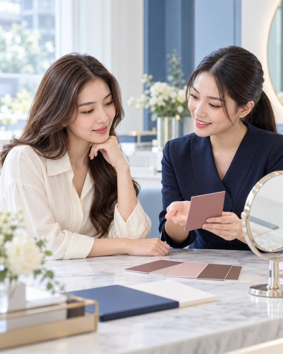 ภาพสรุปขั้นตอนและปัจจัยที่เกี่ยวข้องกับ ทำนมชมพูควรได้สีอะไร คำตอบไม่ควรเริ่มจากภาพของคนอื่น